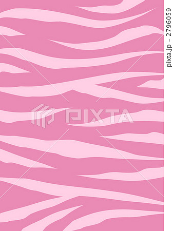 ゼブラ柄 ピンク のイラスト素材