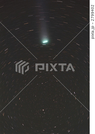 北極星と百武彗星の日周運動 2799402