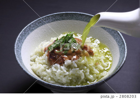 イカの塩辛茶漬けのアップ 2808203