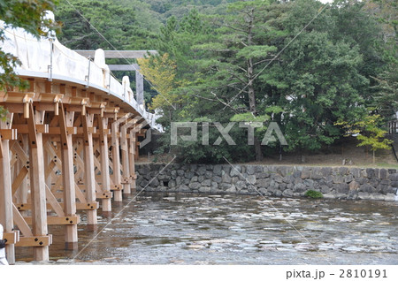 架け替え中の宇治橋 2810191