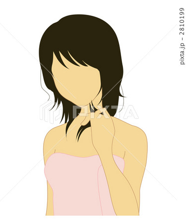 ダメージヘアのイラスト 2810199