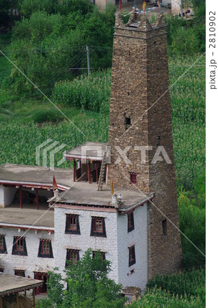 中国四川省チベット人居住区の「美人谷」 中国四川省チベット人居住区の「美人谷」 2810902