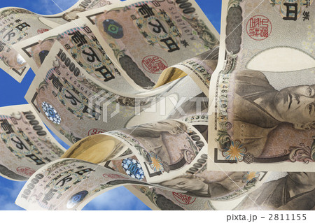 舞い散る紙幣 2811155
