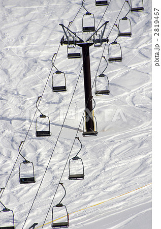 スキー場リフトの写真素材