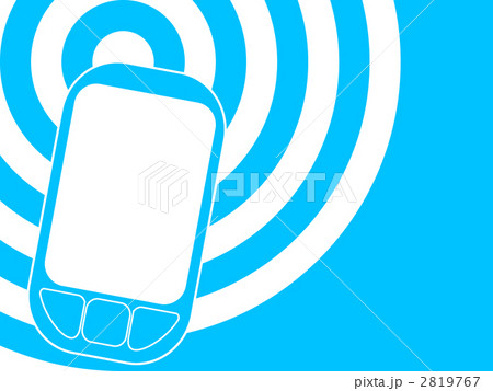 電磁波イメージ背景素材のイラスト素材