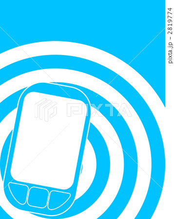 電磁波イメージ背景素材 2819774