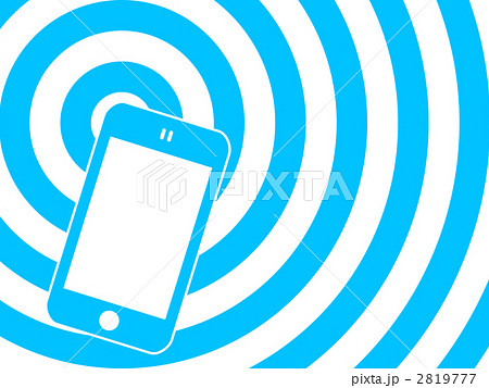 電磁波イメージ背景素材 2819777
