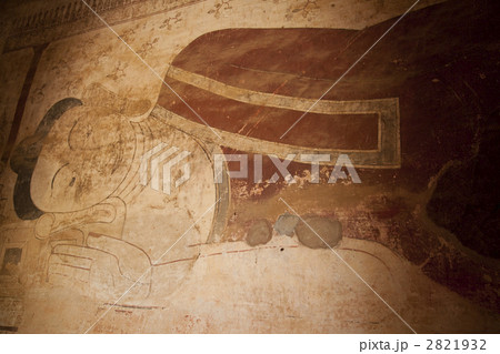 オールドバガン遺跡のスラマニ寺院フレスコ画 オールドバガン遺跡のスラマニ寺院フレスコ画 2821932