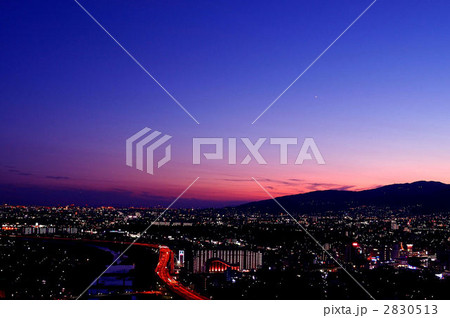 六甲山の夕焼け(五月山より) 六甲山の夕焼け(五月山より) 2830513