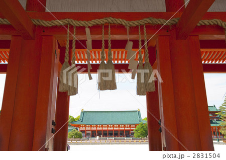 平安神宮 応天門のしめ縄 平安神宮 応天門のしめ縄 2831504