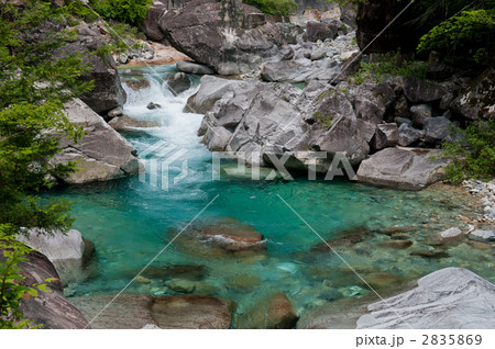 阿寺川　キャンプ場下流 2835869