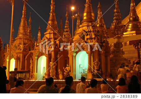 ミャンマー ヤンゴン シュエダゴォンパゴダ 2838389