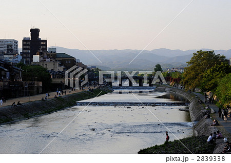 京都鴨川夕景 2839338