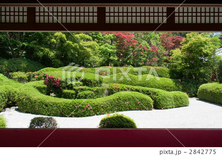 大池寺 蓬莱庭園 観賞式枯山水庭園 小堀遠州 大池寺 蓬莱庭園 観賞式枯山水庭園 小堀遠州 2842775
