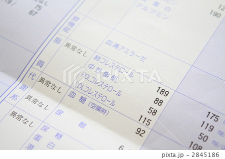 コレステロール値 2845186