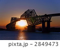 東京ゲートブリッジの夕焼け 2849473