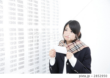 受験 女子高生 合格発表 イメージ モデル:山口藍 受験 女子高生 合格発表 イメージ モデル:山口藍 2852950