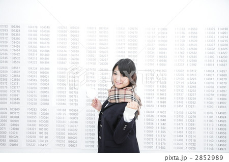 受験　女子高生　合格発表　イメージ　モデル：山口藍 2852989