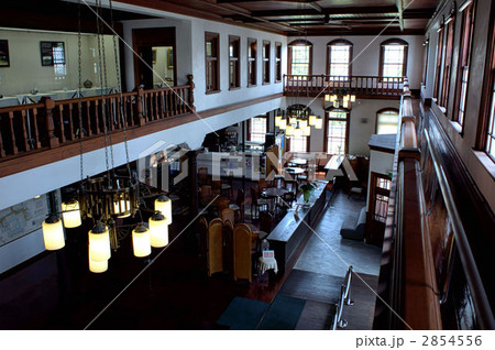 旧古賀銀行内部の写真素材