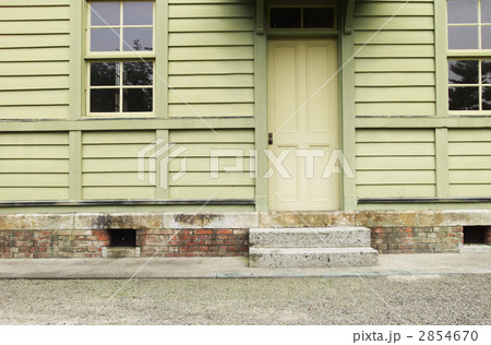 ドア 洋館 入り口の写真素材