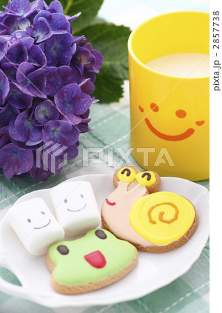笑顔のおやつと紫陽花 2857738