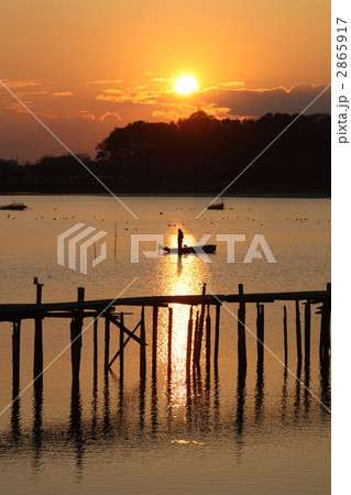 多々良沼の夕暮れ 2865917