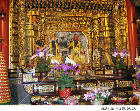 台湾・文武廊の祭壇 2866016