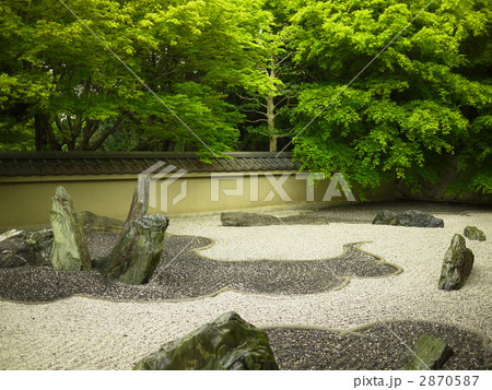 京都 東福寺 龍吟庵の龍吟庭 西庭 2870587