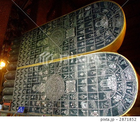 タイ王国　ワット・ポーの涅槃仏（足裏全体） 2871852