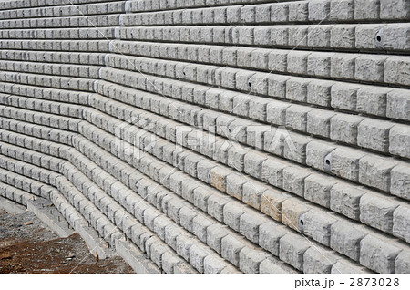 間知ブロック積み 2873028