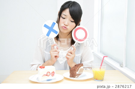 ダイエット　食事制限　モデル：山口藍 2876217