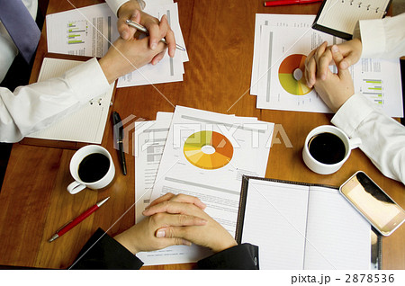 会議中 ミーティング　真俯瞰 2878536