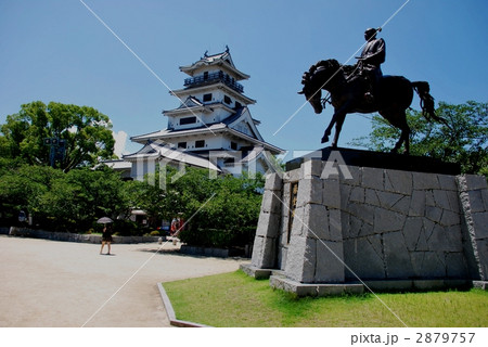 今治城　藤堂高虎銅像 2879757