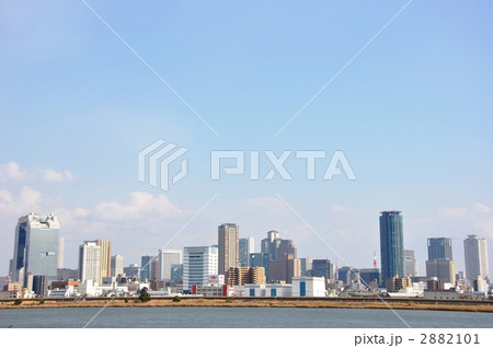 淀川越しの梅田 2882101