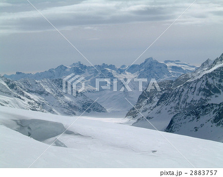氷河展望台から眺める雪原 氷河展望台から眺める雪原 2883757