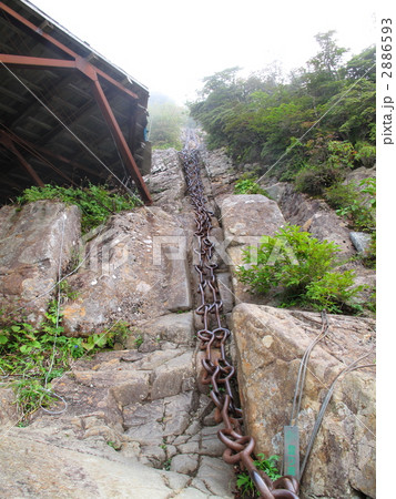 石鎚山 三の鎖場 2886593