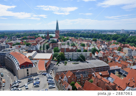 ドイツ　リューベックの町並み 2887061