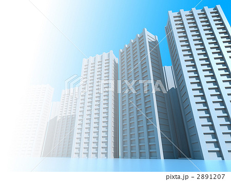 高層ビル 建物 ビルのイラスト素材 217