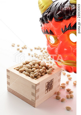 福豆と赤鬼のお面 2893669