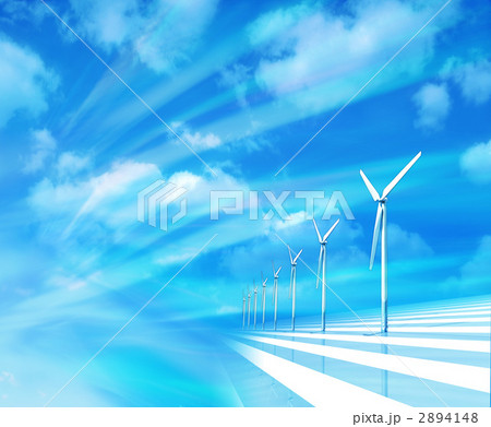 風車の風景／風力発電 2894148