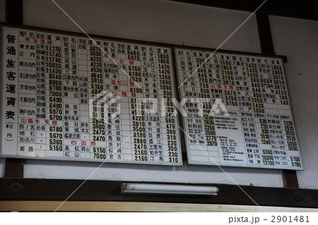 日本の駅　大社駅　駅　料金表　運賃表 2901481