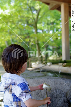 参拝する子供 2904603