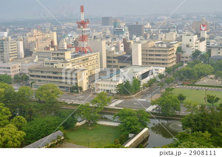 丸亀市街 丸亀城展望台からの眺め 丸亀市街 丸亀城展望台からの眺め 2908111