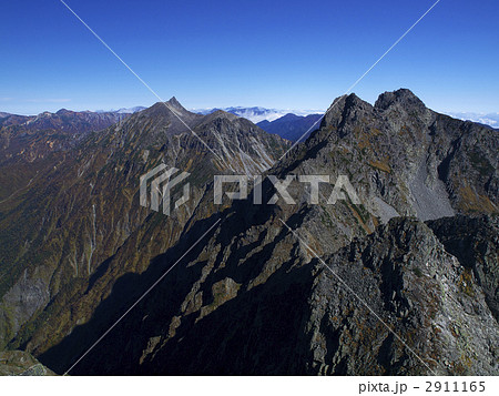 北穂高岳と槍ヶ岳 2911165