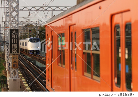 阪和線風景（浅香鉄橋にて） 2916897