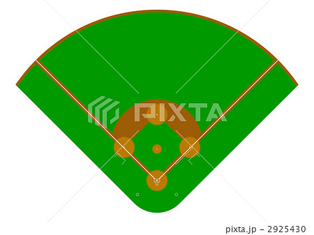 Isolated baseball field on a white background vector illustration Stock  Vector Vector And Low Budget Royalty Free Image Pic ESY045888007   agefotostock