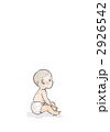 おむつで座る赤ちゃん 2926542
