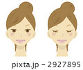 女性 顔 イラスト 2927895