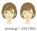 女性 顔 イラスト 2927901