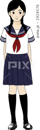 女生徒・全身 女生徒・全身 2928576